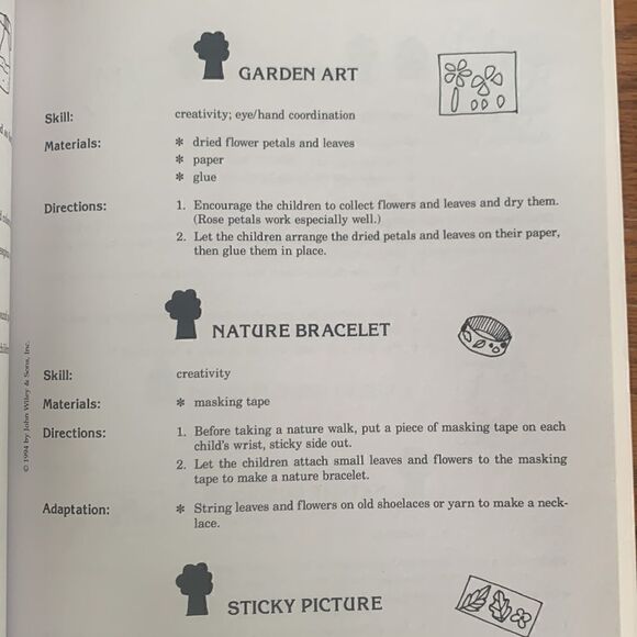 Paperback Book Indoor and Outdoor Activities for Children - Picture 12 of 15